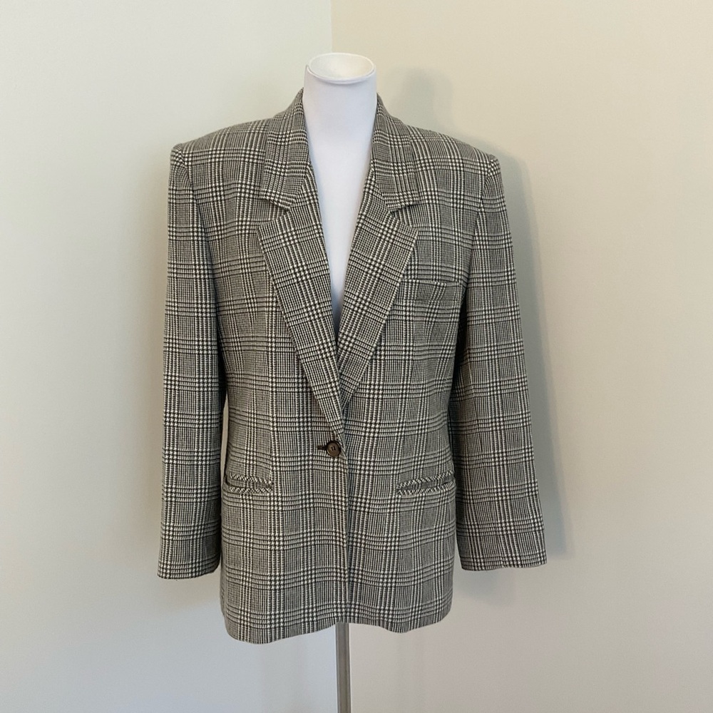 Jh Collectibles Houndstooth Blazer Jacket